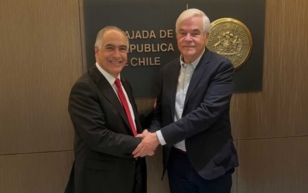 Visita protocolaria al nuevo Embajador de Chile en México